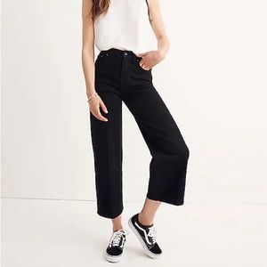 Madewell Slim Wide Leg Crop Jeans